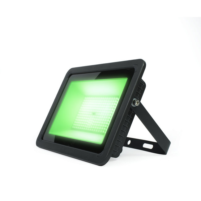 PURPL LED Breedstraler 100W Groen IP65 Zwarte Behuizing