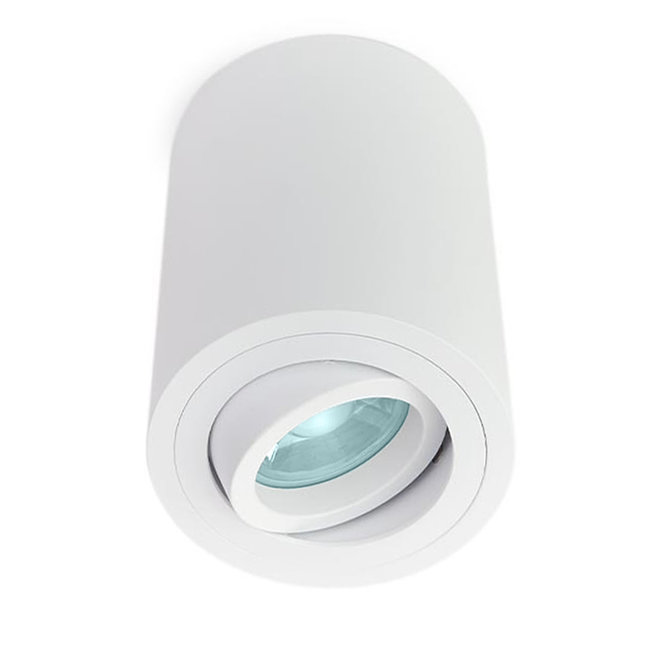 LED Plafondlamp GU10 Armatuur Opbouwspot Rond Wit