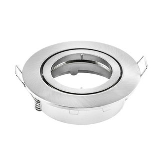 PURPL LED GU10 Armatuur IP20 RVS Zink Kantelbaar incl. fitting