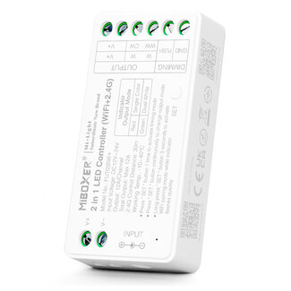 MiBoxer/Mi-Light 2 in 1 LED Controller | Wifi + 2.4GHz | Enkelkleurig & CCT | FUT035W+