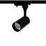 LED railspot | GU10 fitting | Ø55x100mm | 1-fase | Zwart