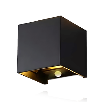 PURPL LED cube wandlamp | 2x3W | IP54 | PIR sensor