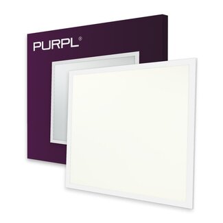 PURPL LED Paneel - 62x62 - 4000K - 25W - 125 lm/W - 3125 lm - UGR<19 - Edge-lit