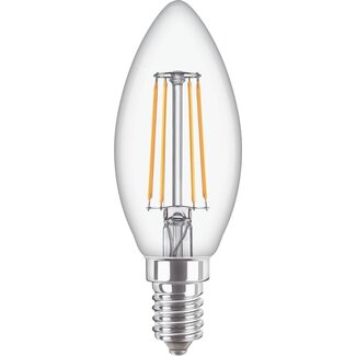 Philips LED Filament Lamp - E14 - 4.3W - 2700K Extra Warm Wit - B35