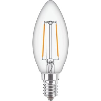Philips LED Filament Lamp - E14 - 2W - 2700K Extra Warm Wit - B35
