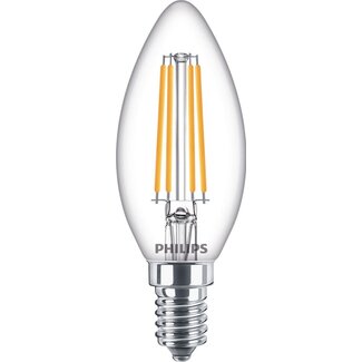 Philips LED Filament Lamp - E14 - 6.5W - 2700K Extra Warm Wit - B35