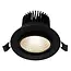 PURPL LED Inbouwspot - 7W - 4000K Helder wit - Ø108mm - Dimbaar - IP40 - Kantelbaar - Rond - Zwart