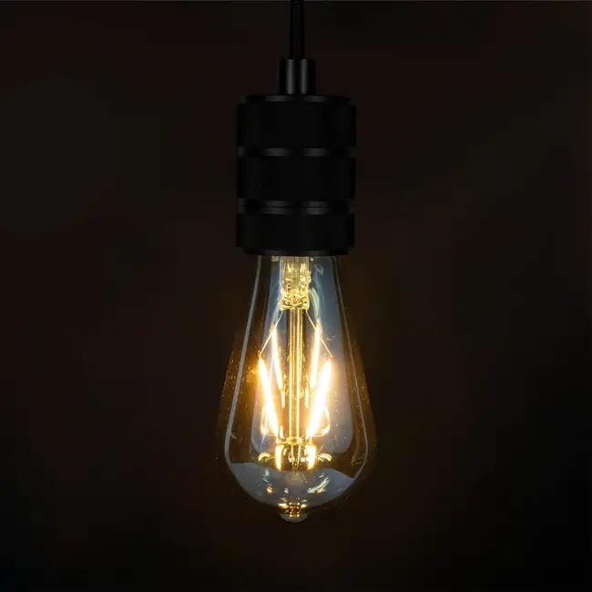 PURPL E27 LED Filament Lamp 2200K 4W Dimbaar ST64 Amber
