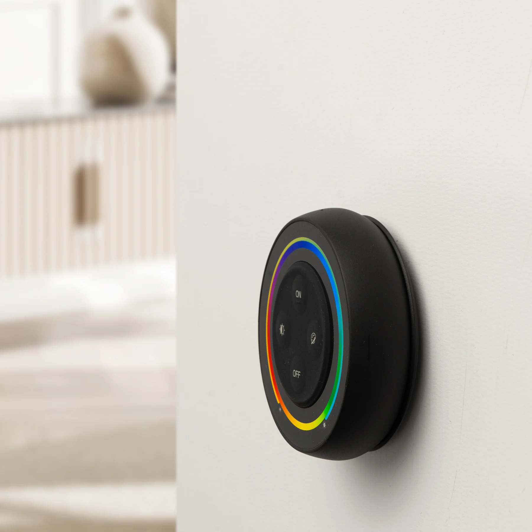 MiBoxer/Mi-Light Milight - S2-B - Touch Dimmer - 1-zone - RGB+CCT (2700K - 6500K) - Zwart - Batterij