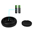 MiBoxer/Mi-Light Milight - S2-B - Touch Dimmer - 1-zone - RGB+CCT (2700K - 6500K) - Zwart - Batterij