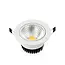 PURPL LED Inbouwspot - 7W - 4000K Helder wit - Ø108mm - Dimbaar - IP40 - Kantelbaar - Rond - Wit