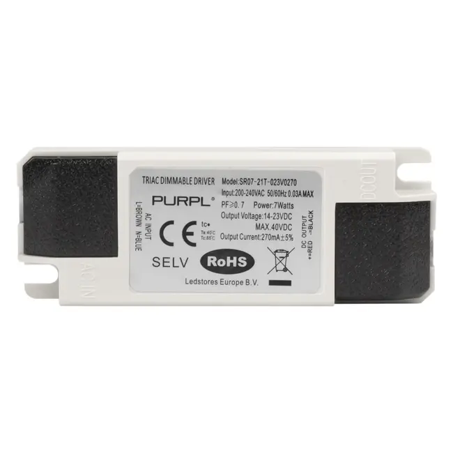 PURPL LED Spot Driver Triac Dimbaar | 7W 270mA