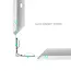 Opbouwframe LED Paneel - 62x62 -  Wit - Easy Click & Connect