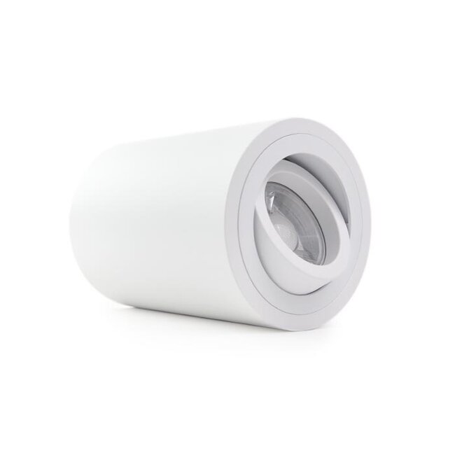 LED Plafondlamp GU10 Armatuur Opbouwspot Rond Wit