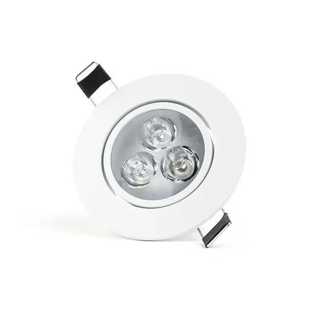 PURPL LED inbouwspot - 3W - 4000K Helder wit - Ø85 mm - Dimbaar - IP40 - Kantelbaar - Rond - Wit