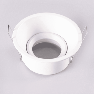 PURPL LED GU10 spot inbouw armatuur - Verdiept - Ø93mm - Wit - Kantelbaar IP20 Rond
