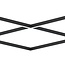 PURPL LED Lineaire connector - X-vorm - 20W - 3CCT (3000K | 4000K | 5700K) - Dimbaar - Zwart