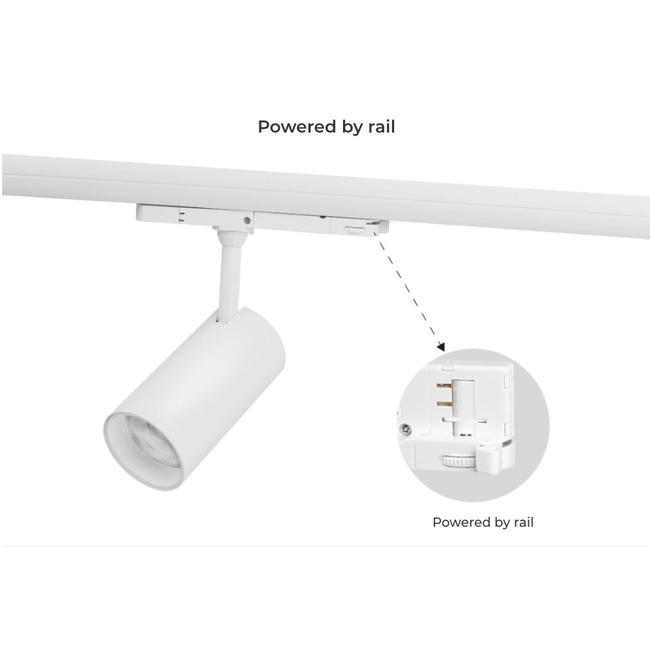 LED Railspot - CCT - Zigbee 3.0 + 2.4 GHz - 30W - Dimbaar - 3-Fase - Wit