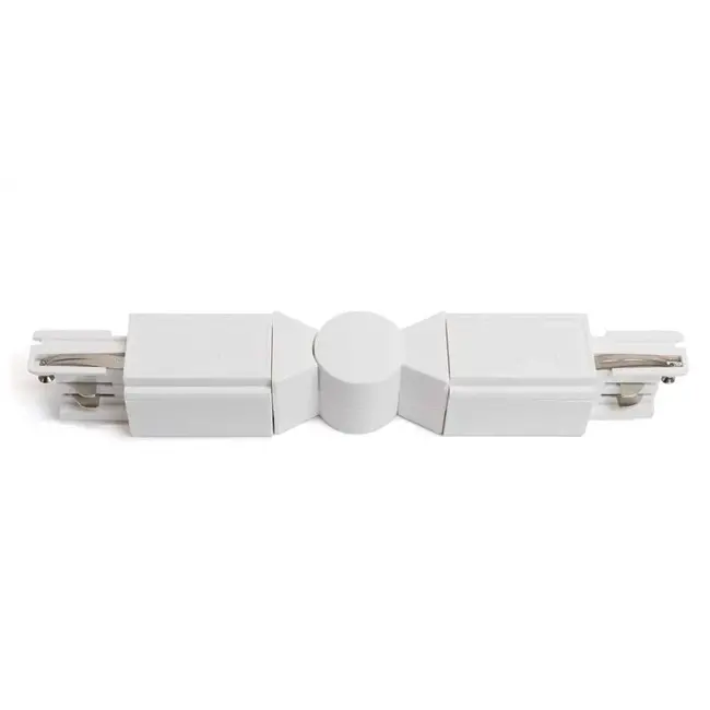 Powergear 3-fase Rail Draaibare Connector | Wit | PRO-M435