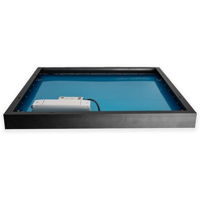 PURPL Opbouwframe LED Paneel - 30x120 - Zwart - Aluminium - Easy Click & Connect