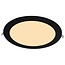 LED Downlight - 18W - ø225mm - 3000K Warm Wit - Inbouw - Rond - Zwart
