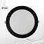 LED Downlight - 18W - ø225mm - 3000K Warm Wit - Inbouw - Rond - Zwart