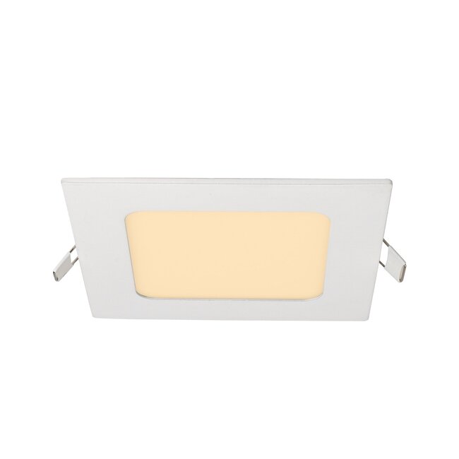 PURPL LED Downlight - 6W - 120x120 mm - 3000K Warm Wit - IP40 - Inbouw - Vierkant