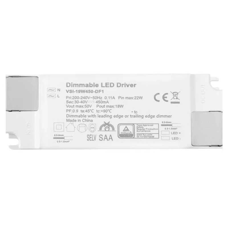 PURPL LED Paneel Driver Triac Dimbaar | 18W 450mA, foto 2 van 3