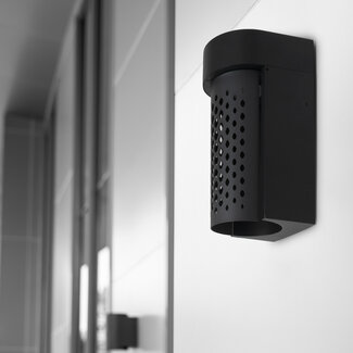 PURPL LED Wandlamp Cilinder | CCT | Metaalrooster Zwart