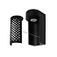 LED Wandlamp Cilinder | CCT | Metaalrooster Zwart