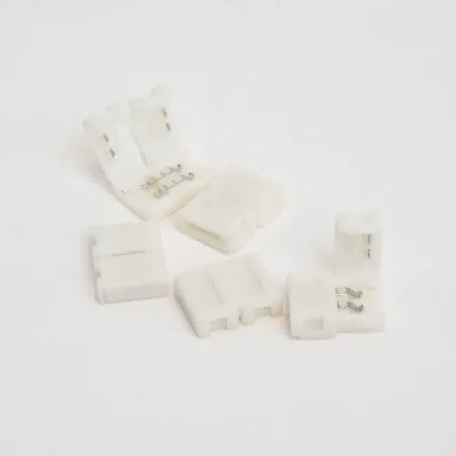 LED Strip Click Connector soldeervrij voor witte LED Strips [5 Pack]