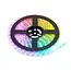 PURPL PURPL SMD Led Strip - 5m - 84 LEDs p/m - 24V - RGB+CCT (2700K-6500K) - IP20