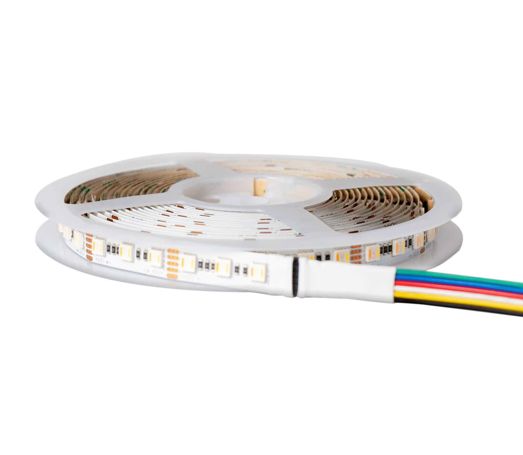 PURPL SMD Led Strip - 5m - 84 LEDs p/m - 24V - RGB+CCT (2700K-6500K) - IP20, foto 3 van 6