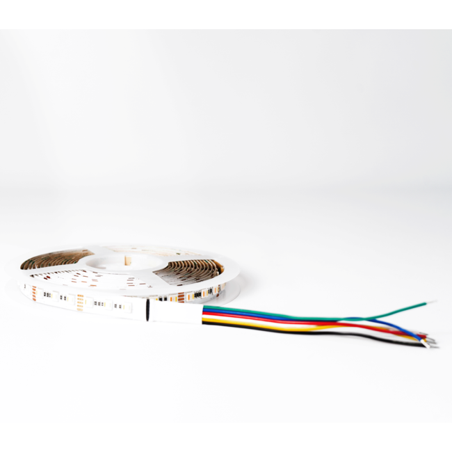 PURPL PURPL SMD Led Strip - 5m - 84 LEDs p/m - 24V - RGB+CCT (2700K-6500K) - IP20