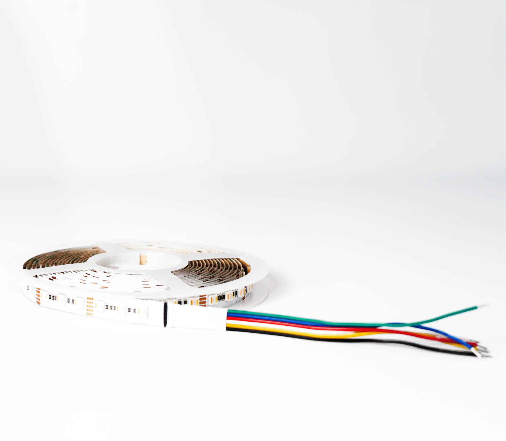 PURPL SMD Led Strip - 5m - 84 LEDs p/m - 24V - RGB+CCT (2700K-6500K) - IP20, foto 4 van 6