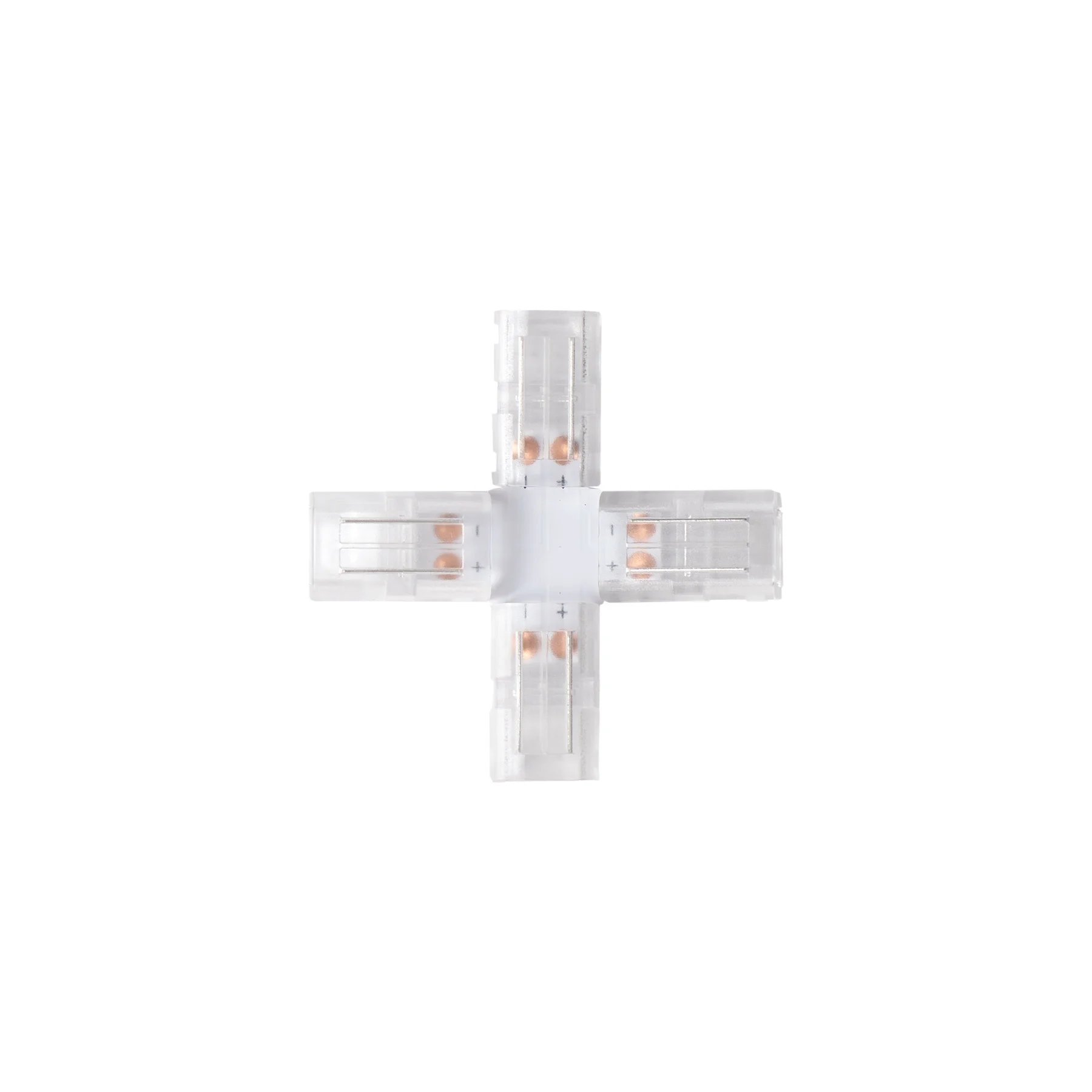 PURPL Click Connectors (5 stuks) - X-splitsing - Strip to strip - IP20 - Voor Enkelkleurige COB LED Strips