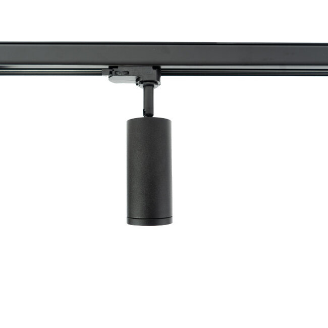 PURPL LED Rail Spot Armatuur - GU10 - Ø60x130mm - 3-fase - Utah - Zwart