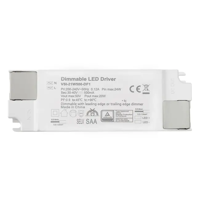 PURPL LED Paneel Driver Triac Dimbaar | 20W 500mA
