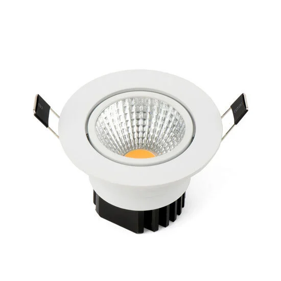 PURPL LED Inbouwspot - 5W - 2700K Warm wit - Ø85mm - Dimbaar - IP40 - Kantelbaar - Rond - Wit, foto 4 van 6