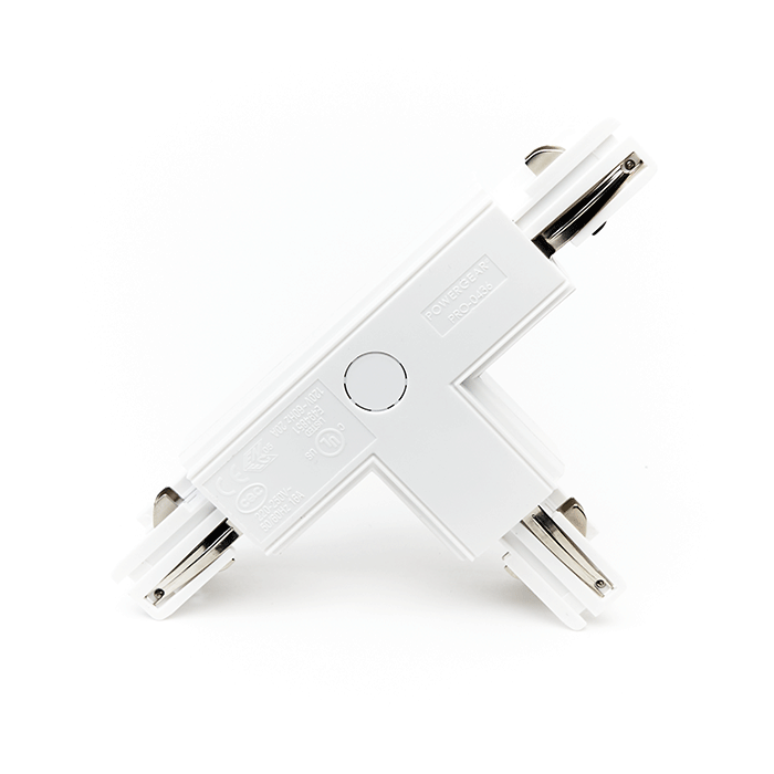 Powergear 3-fase Rail T Connector | Wit | PRO-0436L, foto 2 van 4