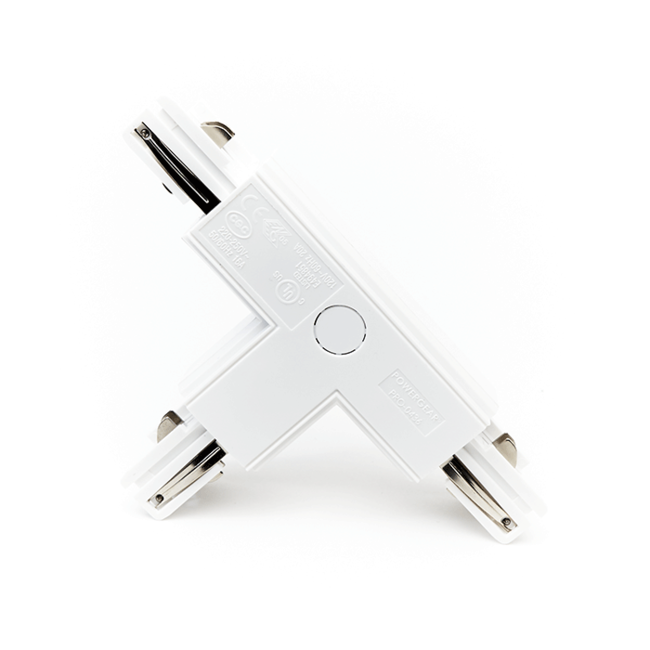 Powergear 3-fase Rail T Connector | Wit | PRO-0436L