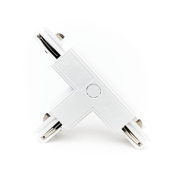 Powergear 3-fase Rail T Connector | Wit | PRO-0436L, foto 3 van 4