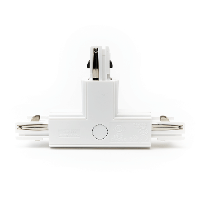 Powergear 3-fase Rail T Connector | Wit | PRO-0436L