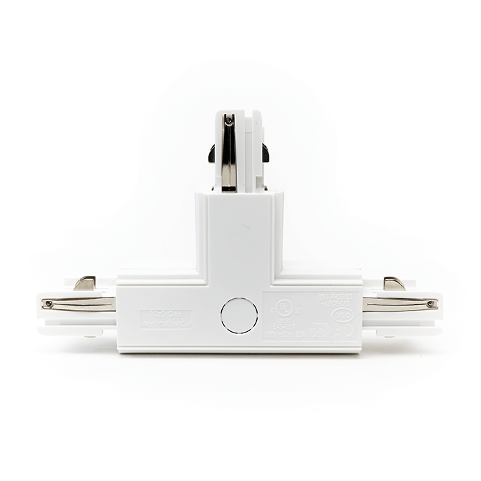 Powergear 3-fase Rail T Connector | Wit | PRO-0436L, foto 4 van 4