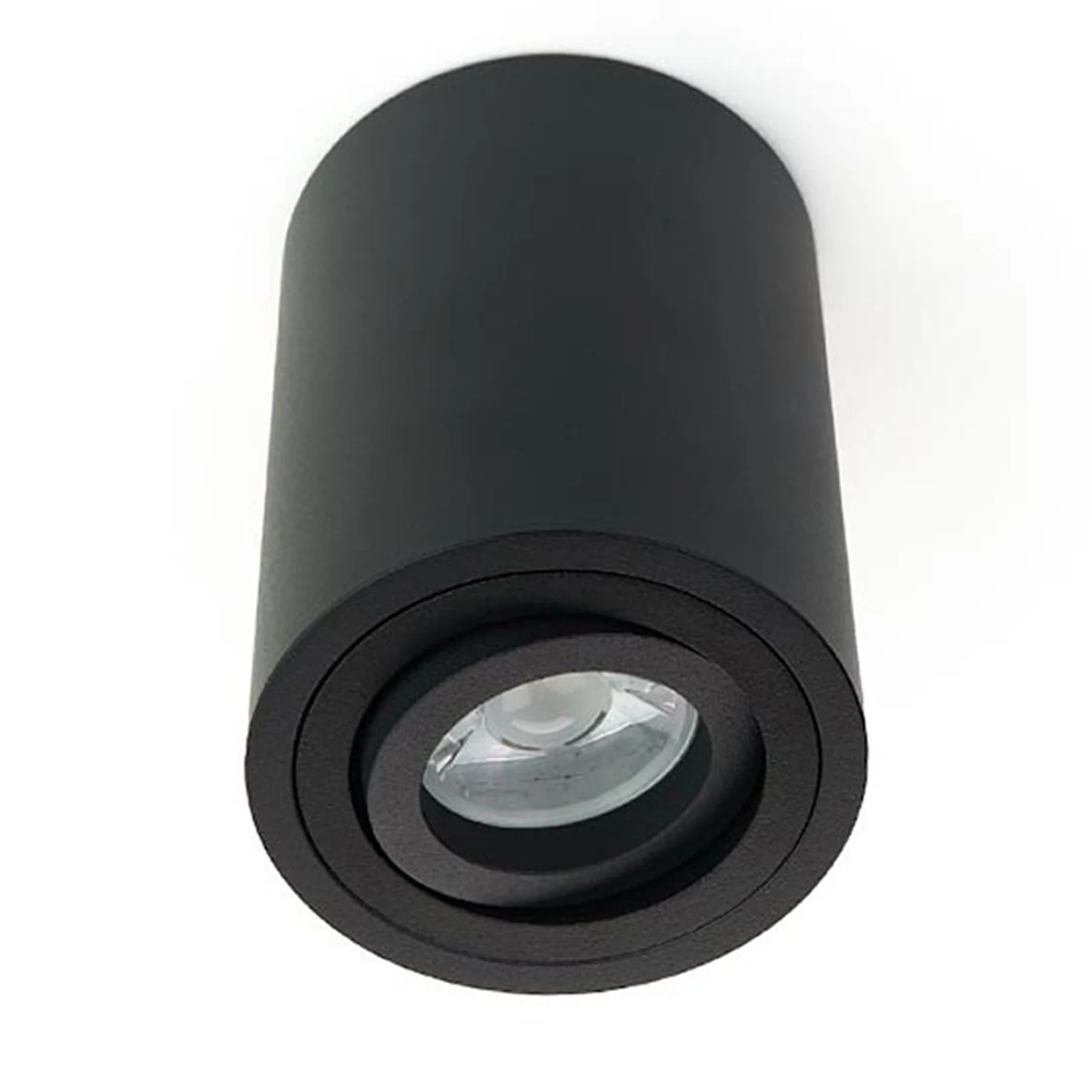 PURPL LED Plafondlamp GU10 Armatuur Opbouwspot Rond Zwart, foto 2 van 6