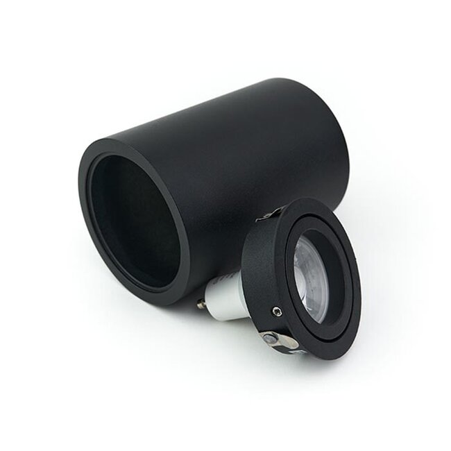 PURPL LED Plafondlamp GU10 Armatuur Opbouwspot Rond Zwart