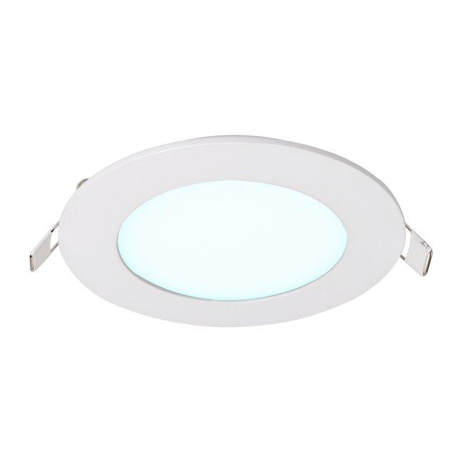 LED Downlight - 6W - ø120 mm - 6000K Koud Wit - IP40 - Rond - Inbouw - Wit