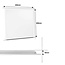 PURPL LED Paneel - 62x62 - 4000K Helder wit - 36W - 3600 lm - 100 lm/W - UGR<22 - IP50 - Flikkervrij - Back-lit