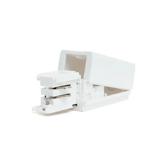 Powergear 3-fase Rail Aansluitvoeding | Wit | PRO-0431L, foto 2 van 3