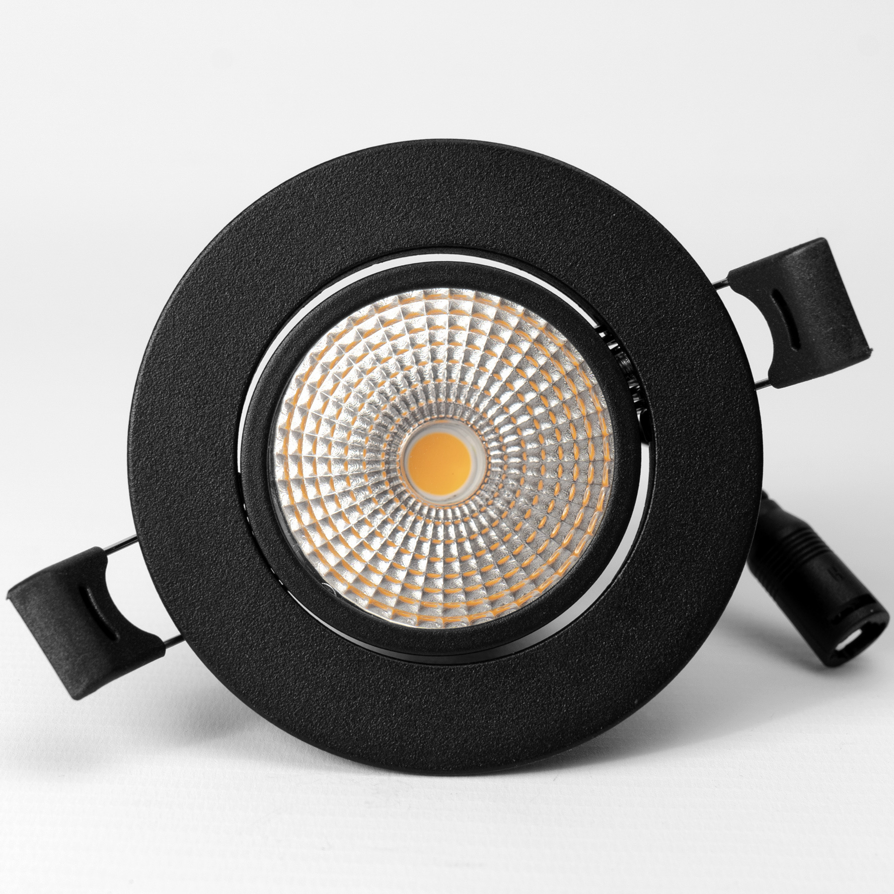 PURPL LED inbouwspot - 5W - 4000K Helder wit - Ø85 mm - Dimbaar - IP40 - Kantelbaar - Rond - Zwart, foto 5 van 6